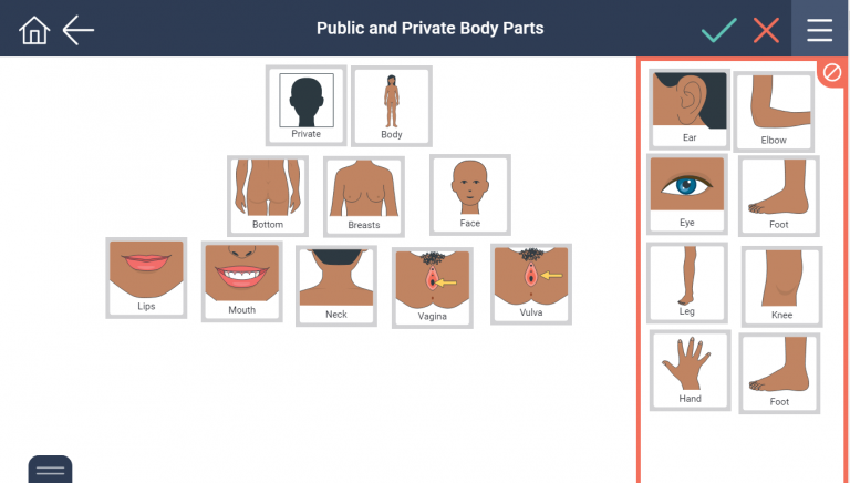 Public and Private Body Parts | SECCA