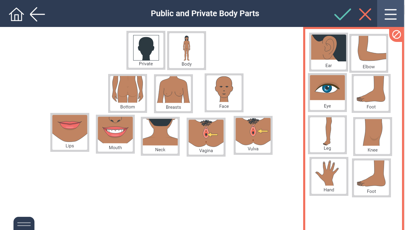 Public And Private Body Parts Secca 1264