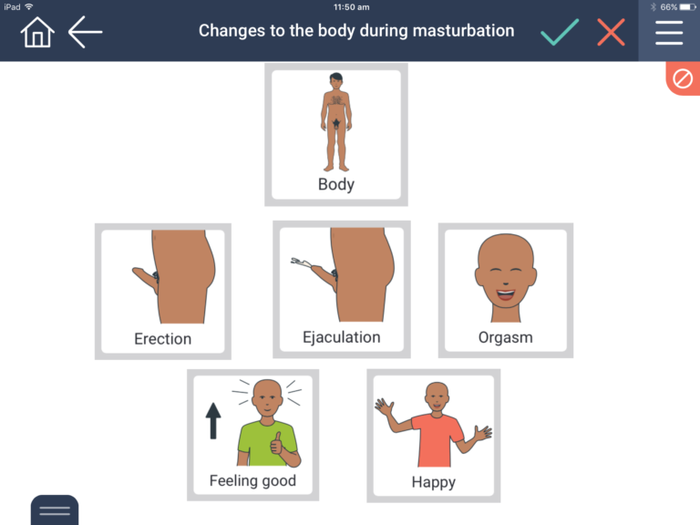 changes in boys or men during masturbation