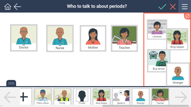 who you can and can't talk to about periods