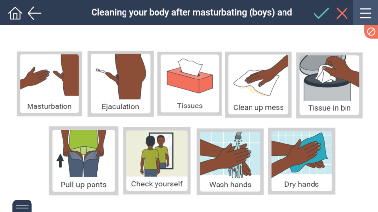 Cleaning up after masturbation (Men’s business) | SECCA